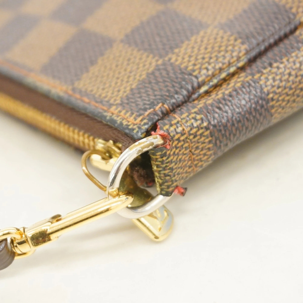 LOUIS VUITTON Brown Damier Pochette Pouch - Picture 6 of 8
